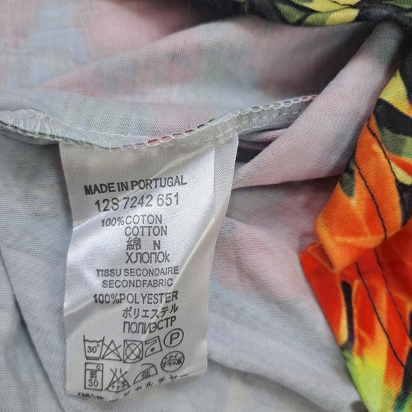 GLAENOHY Paris T Shirt Top Floral Multicolor Size M - Picture 7 of 11